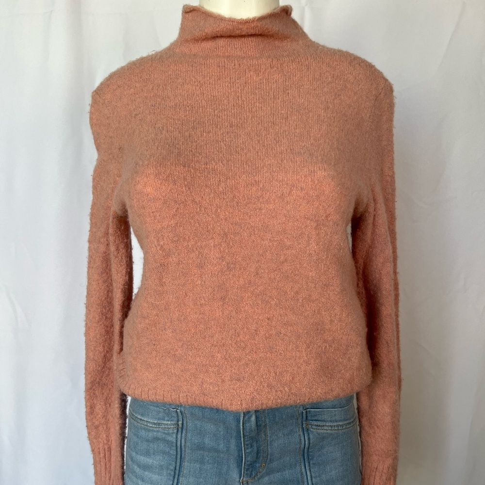Light Pink Madewell Size Medium Turtleneck Sweater
